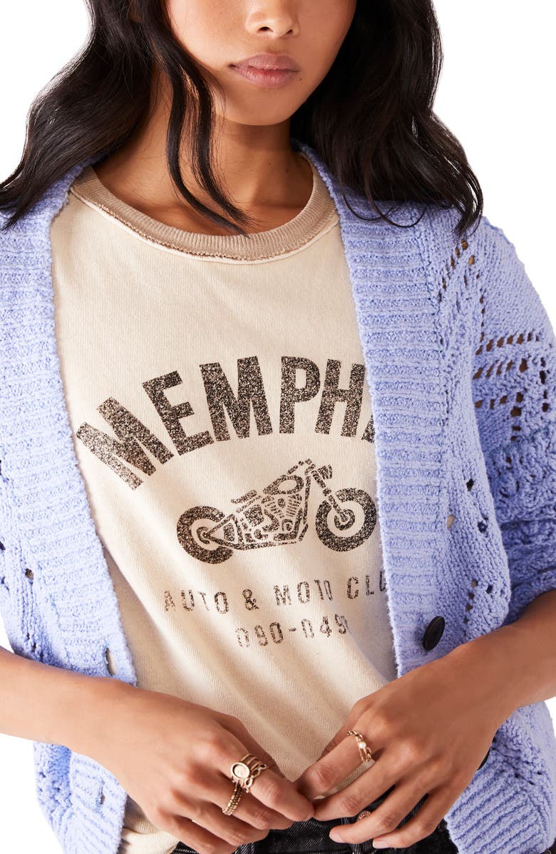 Free People Chloe Crop Cardigan, Alternate, color,