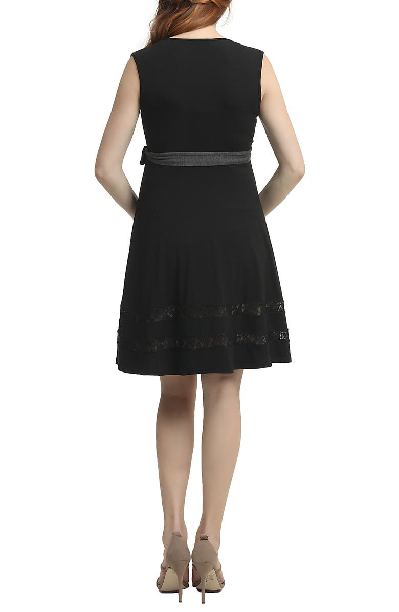 Kimi and Kai Marji Lace Accent Babydoll Maternity/Nursing Dress, Alternate, color, 
