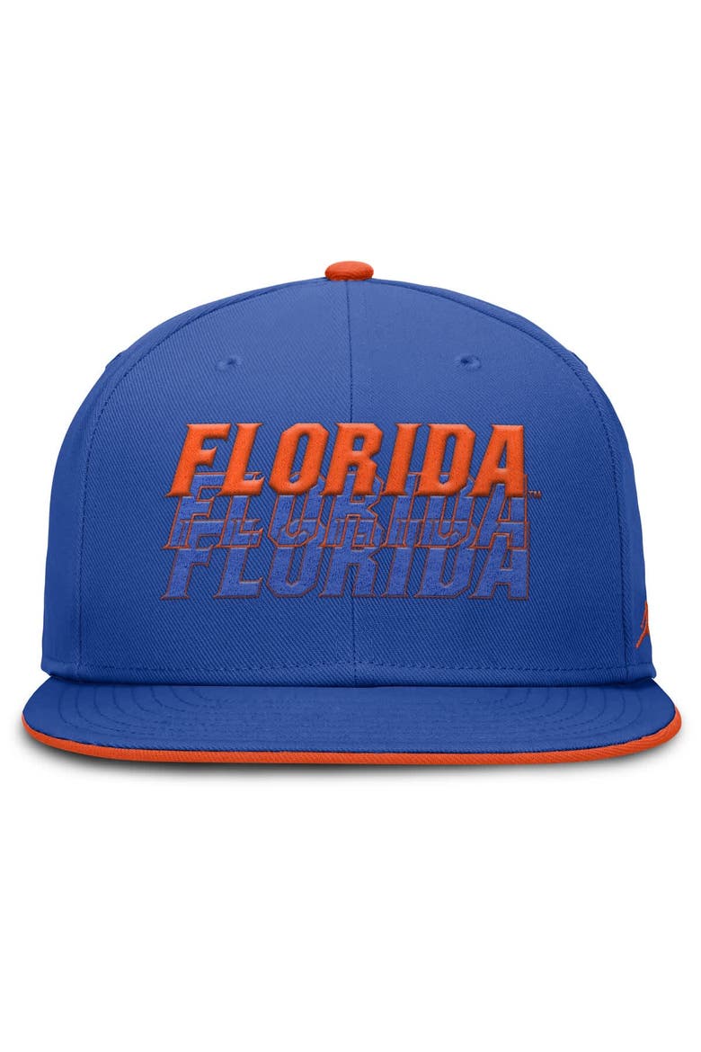 Men's Jordan Brand  Royal Florida Gators True Primetime Performance Fitted Hat, Alternate, color, Royal