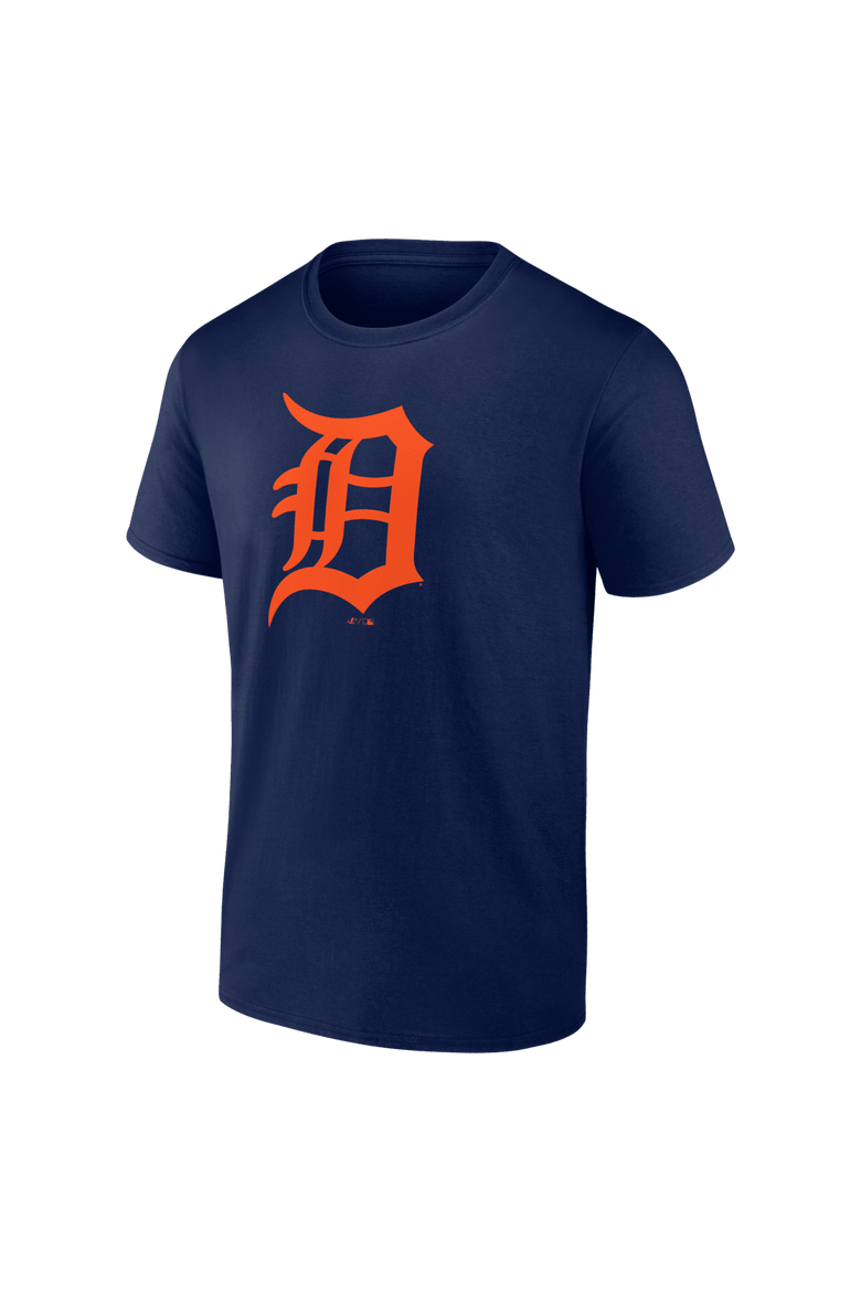 Men's Logo Athletic Navy Detroit Tigers Official Logo T-Shirt, Alternate, color, Navy