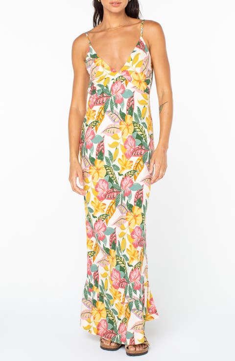 Lost Paradise Floral Maxi Dress