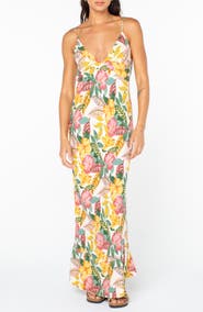 Roxy Lost Paradise Floral Maxi Dress