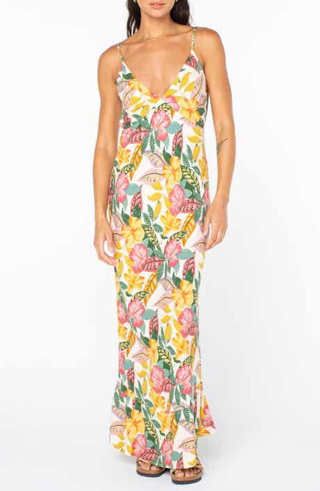 Roxy Lost Paradise Floral Maxi Dress