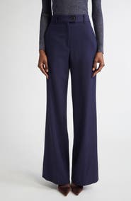 ST. JOHN Stretch Twill Straight Leg Pants
