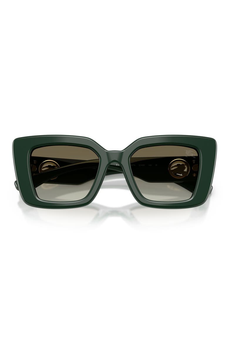 51mm Cat Eye Sunglasses, Alternate, color, GREEN / GREEN GRADIENT