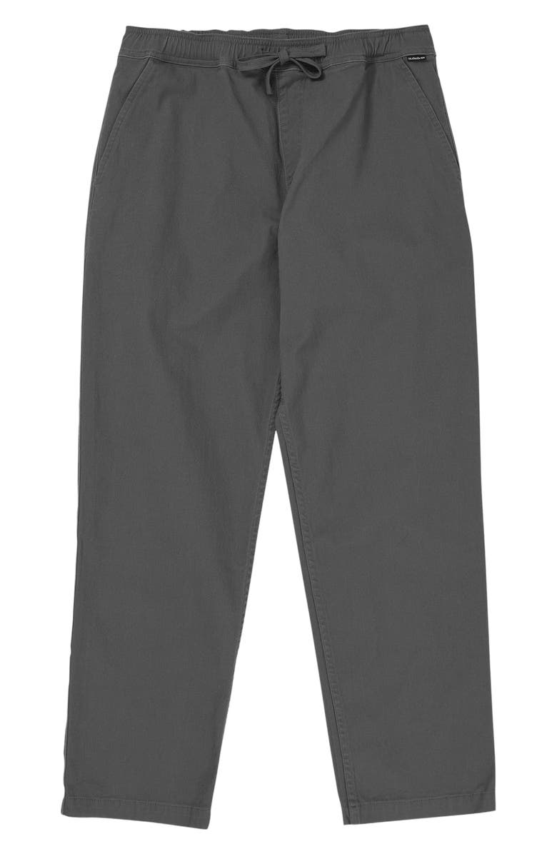 Quiksilver Stretch Canvas Beach Pants, Alternate, color, Iron Gate