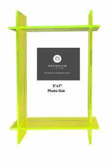 Neon Green Lucite 5" x 7" Frame