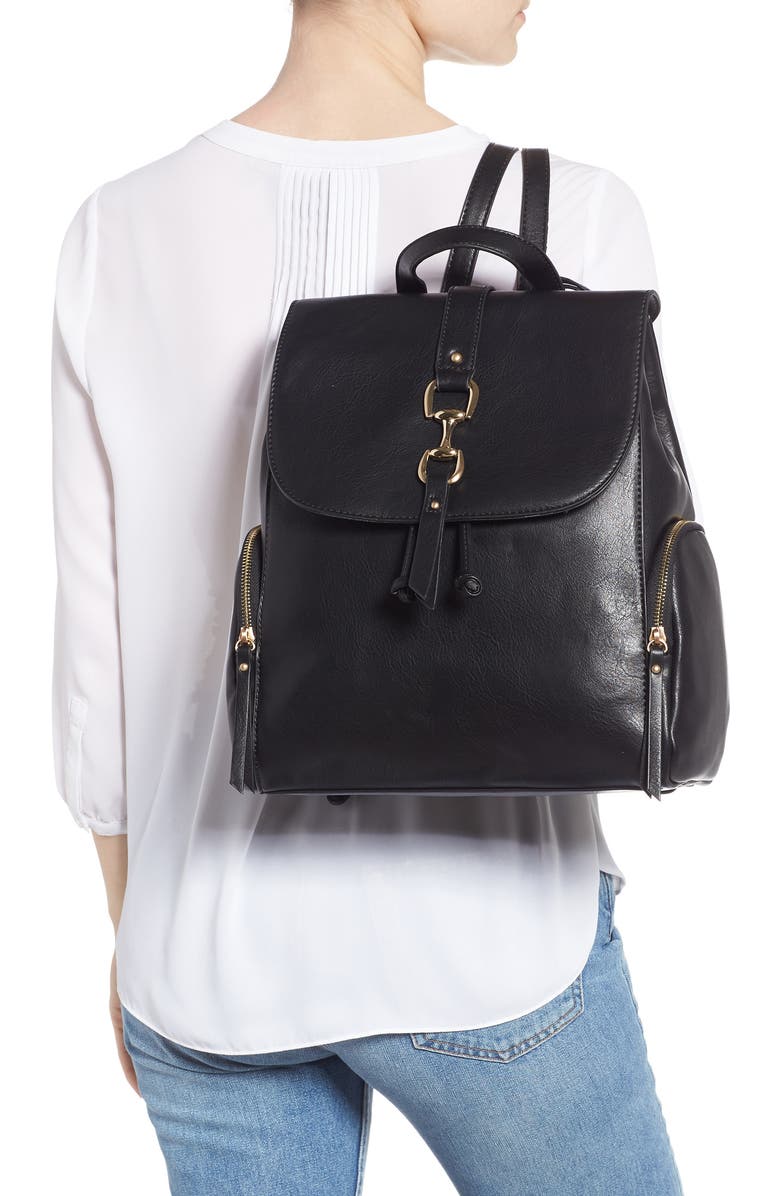 Sole Society Marah Faux Leather Backpack, Alternate, color,