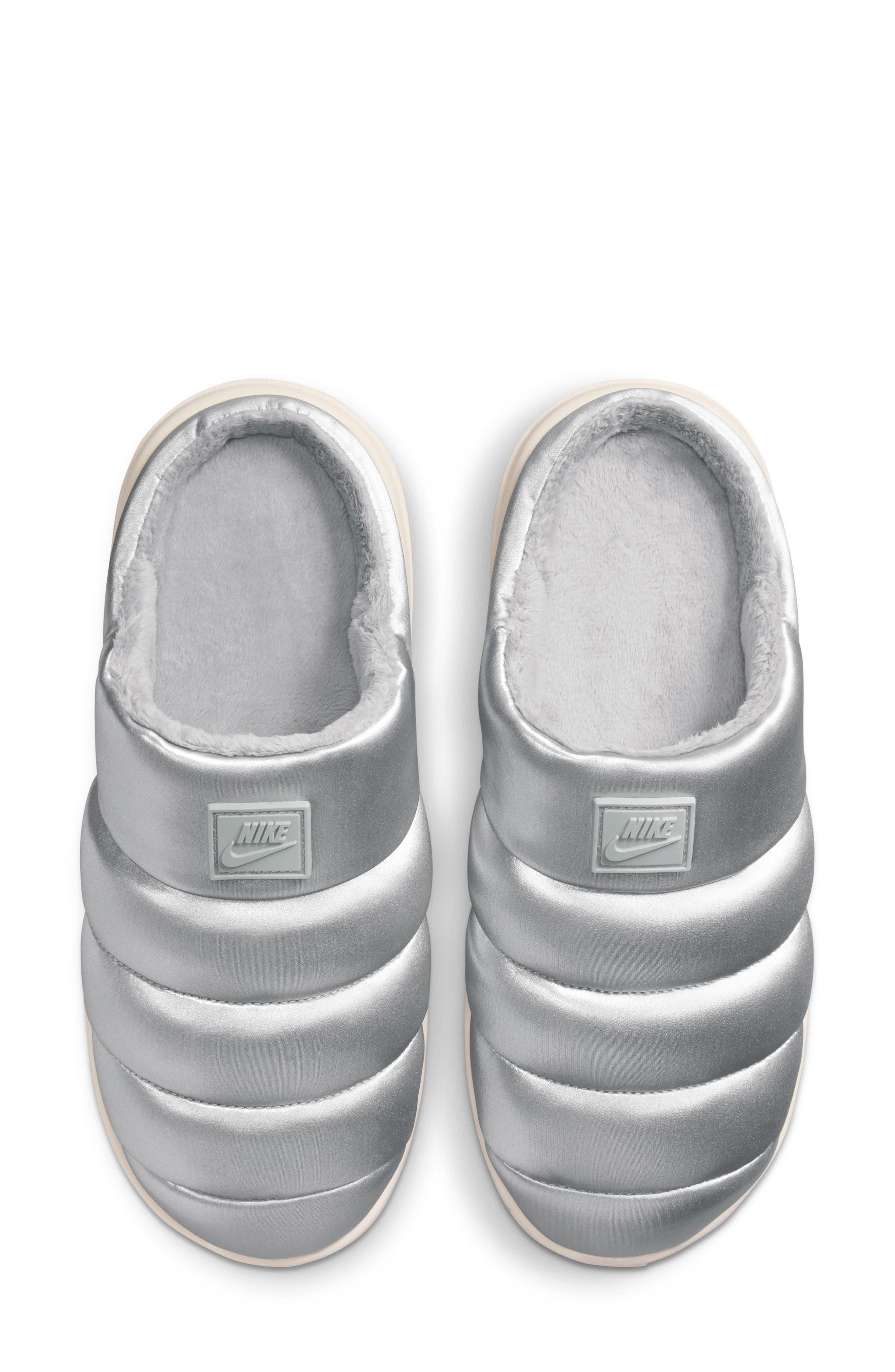 Burrow SE Slipper, Alternate, color, METALLIC SILVER/ BROWN