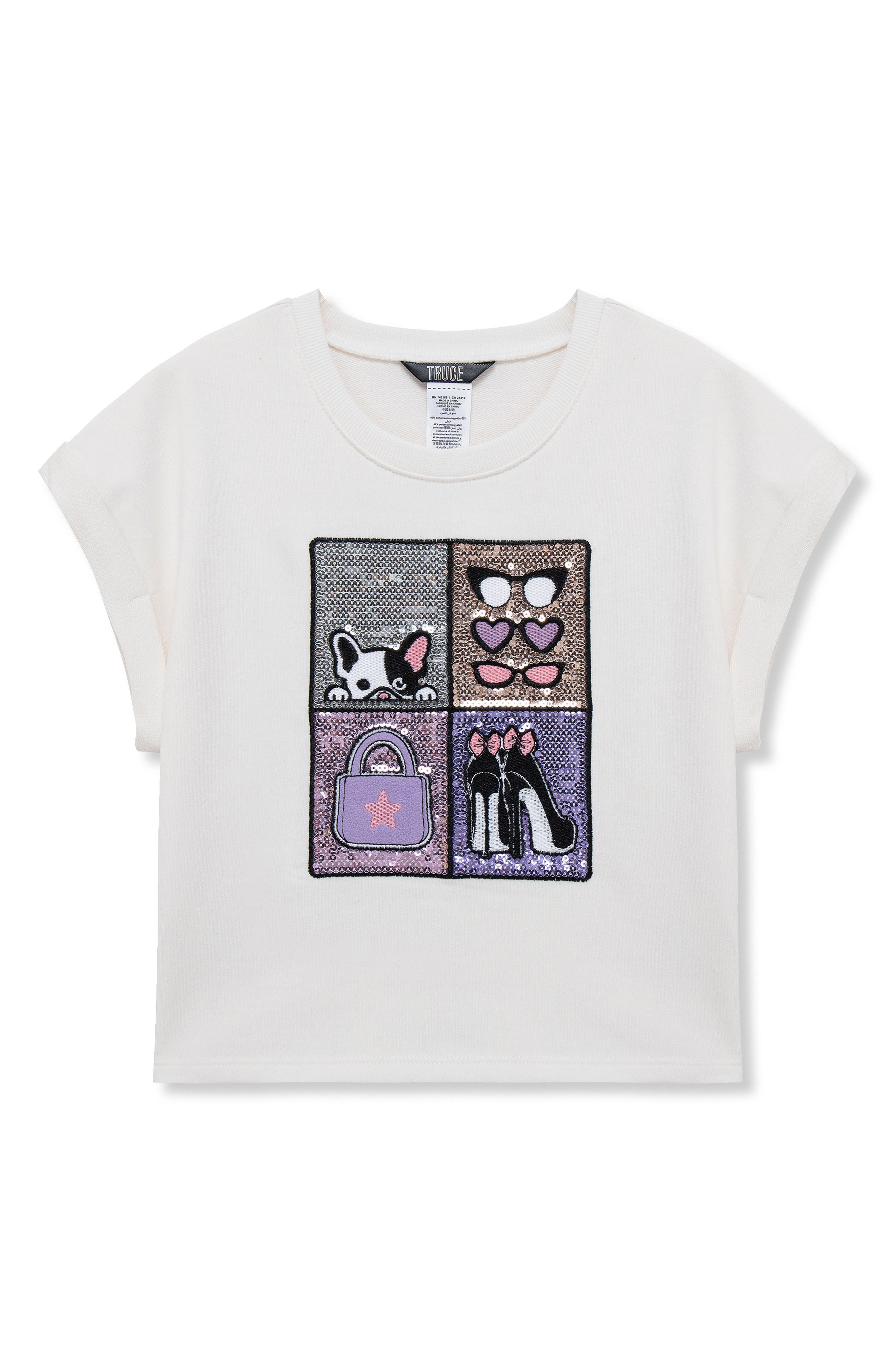 Truce Kids' Pop Art French Terry Top
