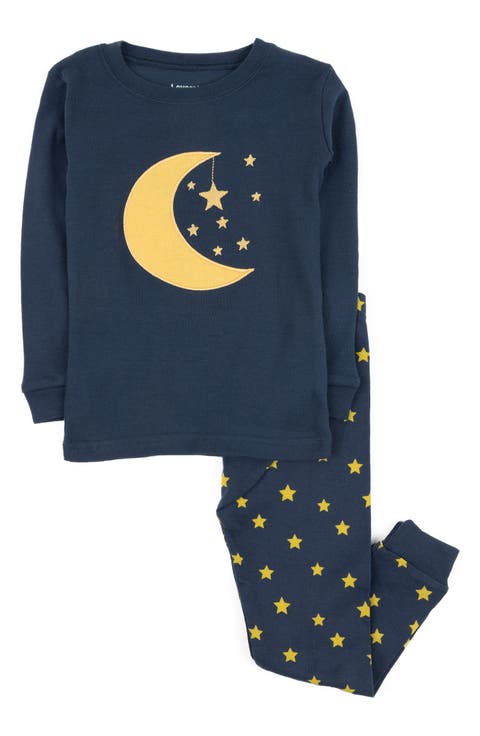Two-Piece Pajama Moon Stars
