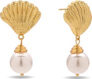 EYE CANDY LOS ANGELES Ocean Drop Imitation Pearl Earrings