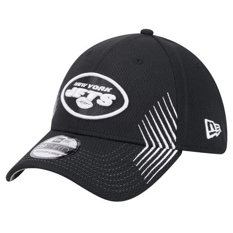 Men's New Era Black New York Jets Active 39THIRTY Flex Hat