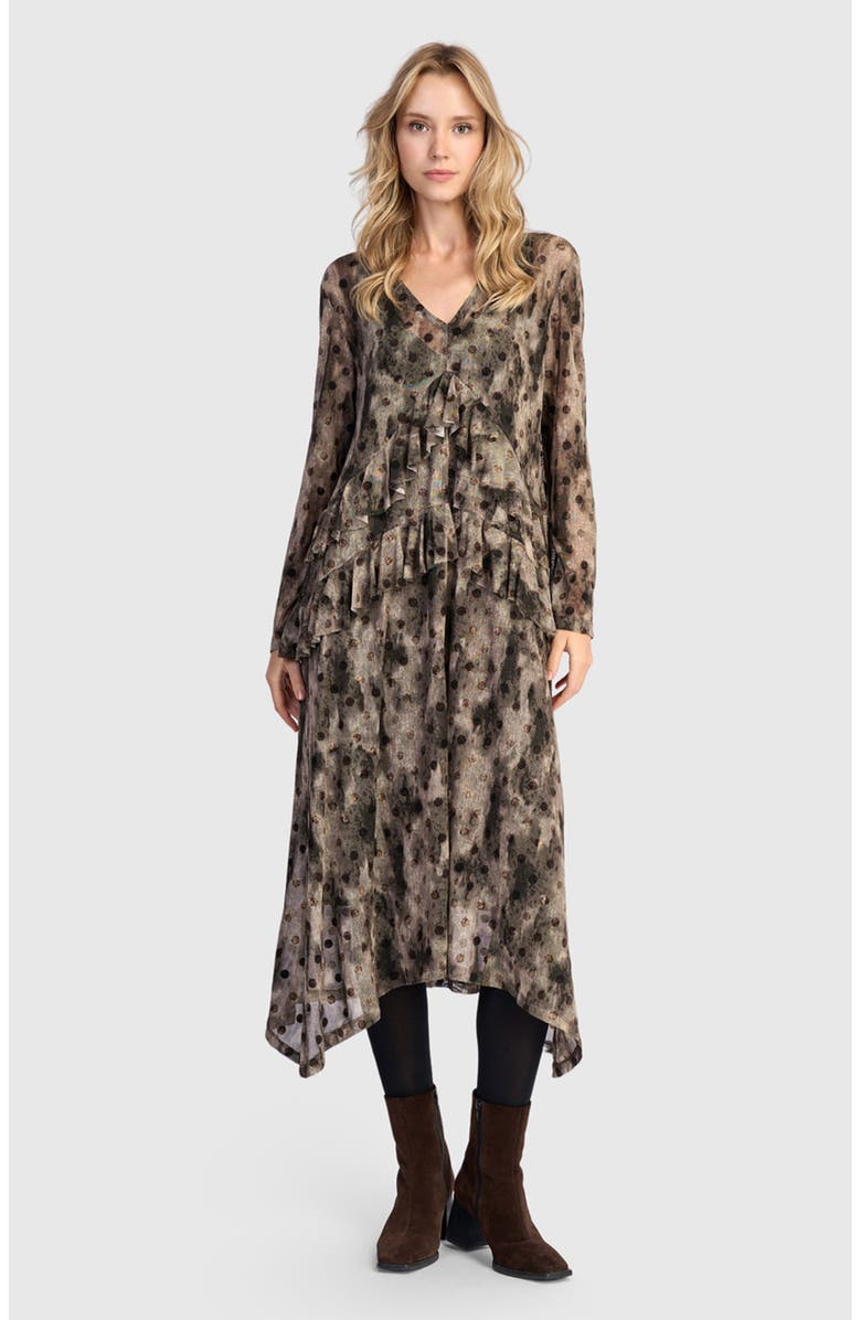 Alembika Fen Mesh Dress, Alternate, color, Aquarelle