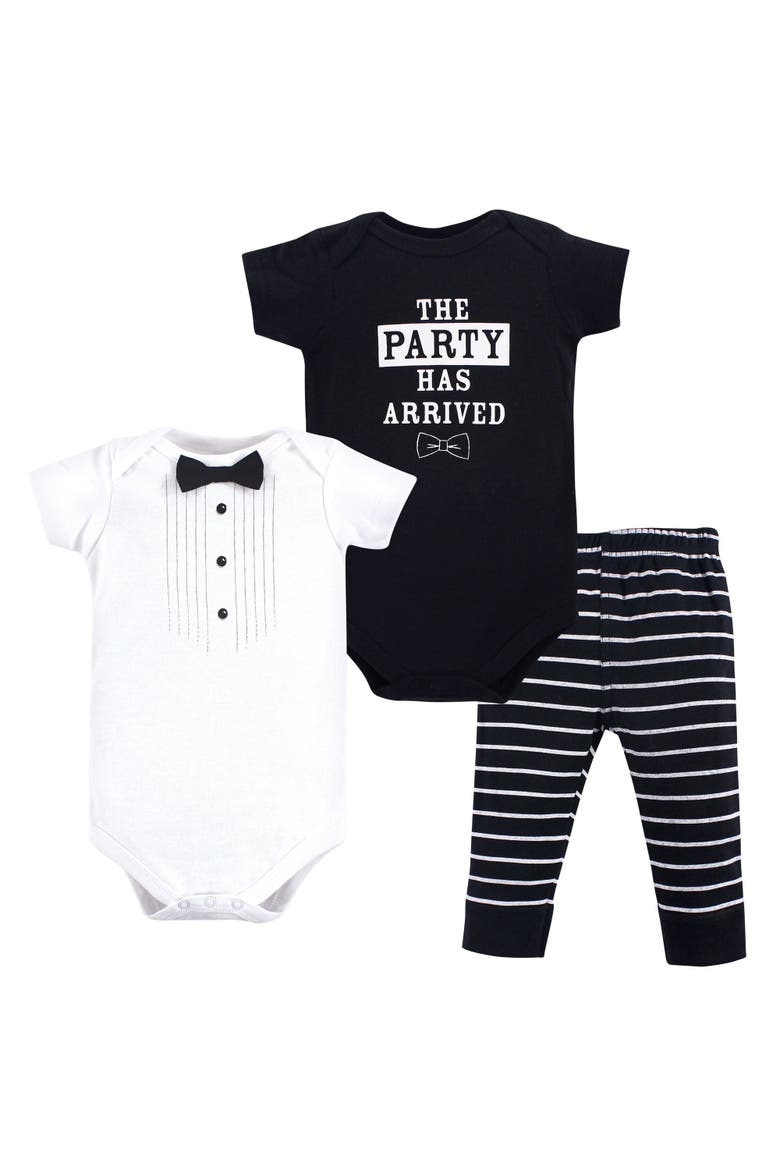 Soft Cotton Two-Piece Outfit for Little Gentlemen, Main, color, Party Tux