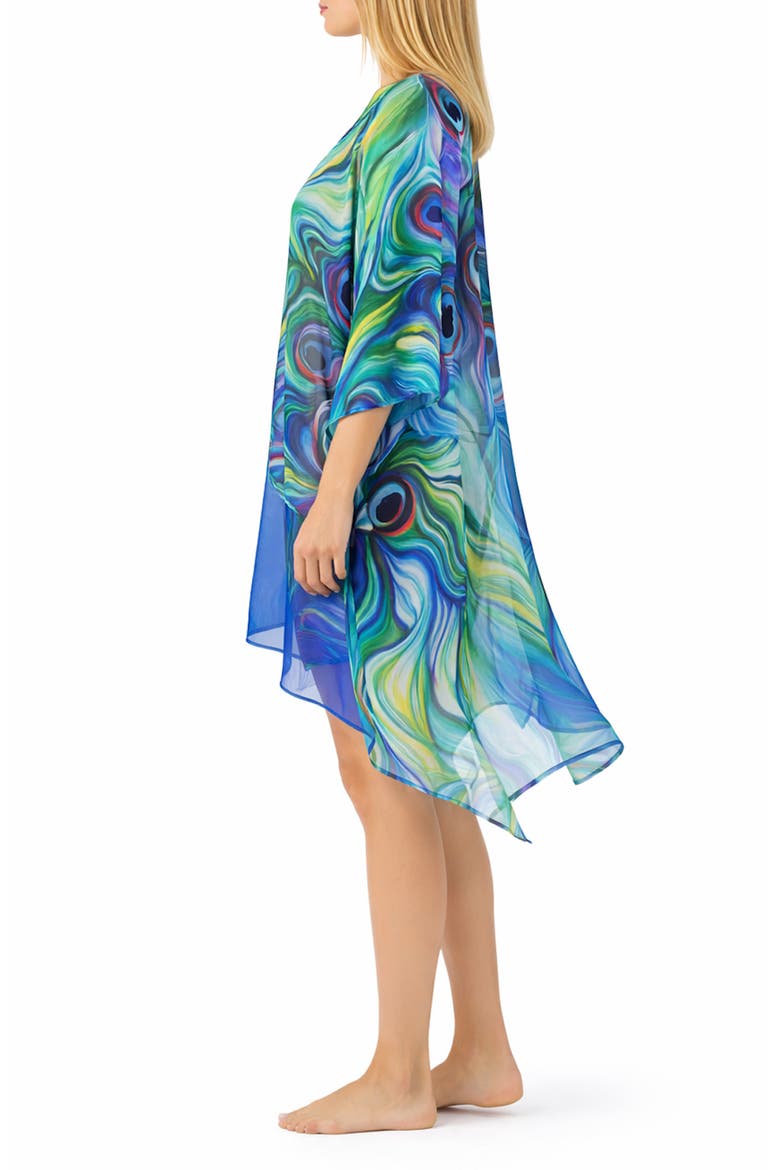 V-Neck Duster, Alternate, color, BLUE