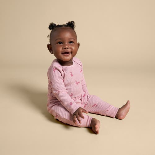 Modern Moments™ By Gerber Bodysuit & Pant Layette Set In Pink Bunnies