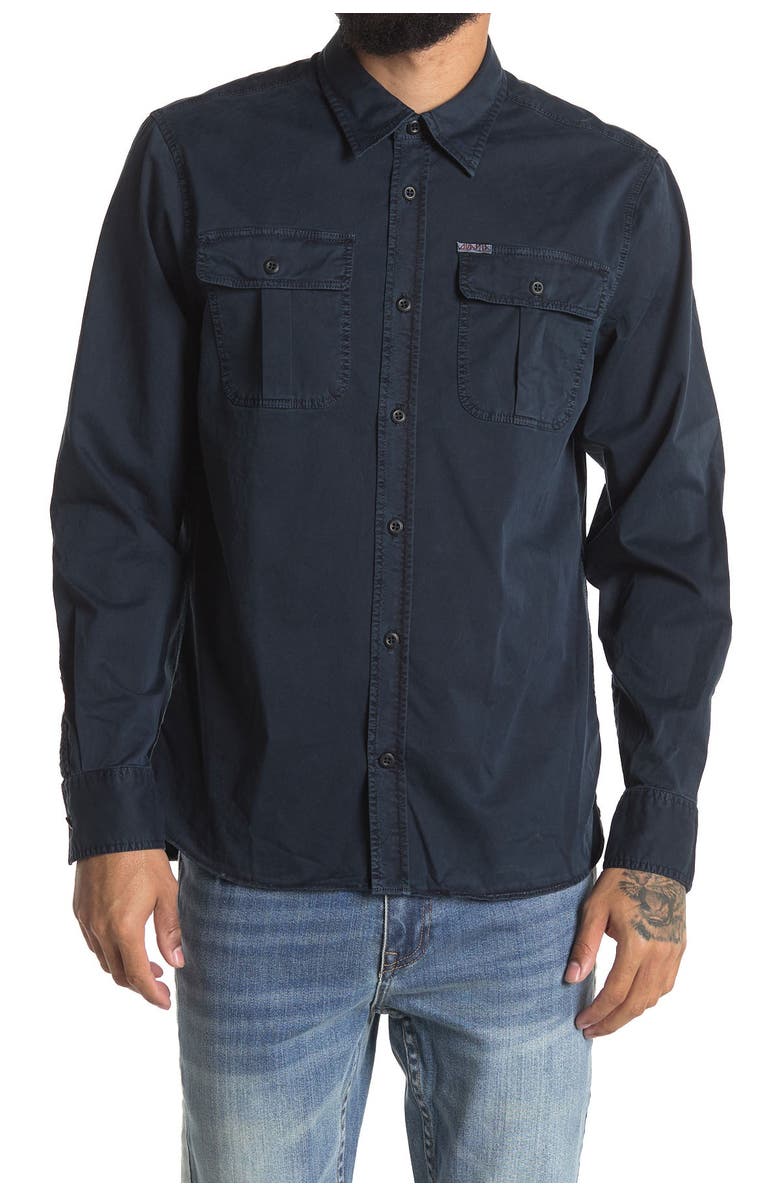 Ovadia Prince Regular Fit Twill Shirt, Main, color,