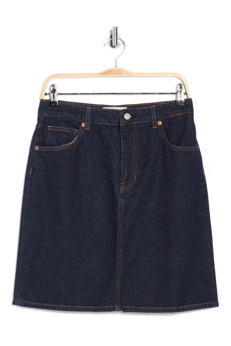 Mona Denim Skirt, Alternate, color, ONDINE