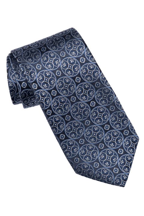 Palladio - Extra Long Silk Jacquard Tie for Men
