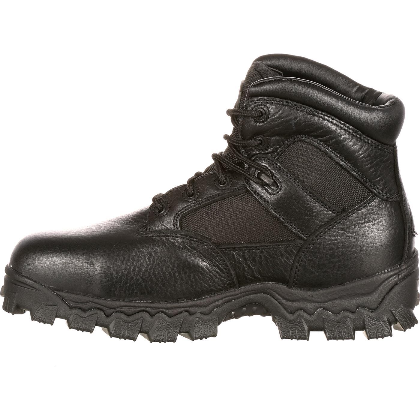 Rocky Composite Toe Waterproof Duty Boot, Alternate, color, Black