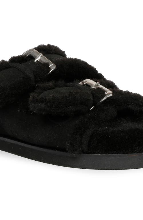 Saint G Oleander Faux Fur Slide Sandal