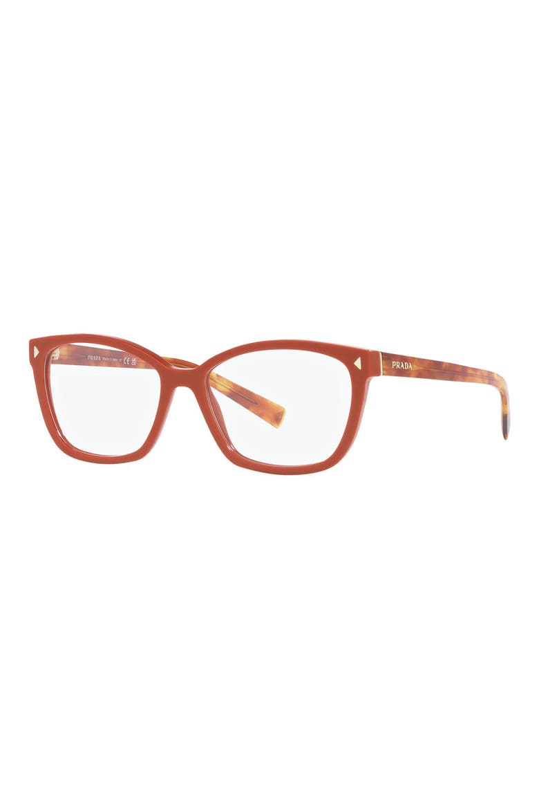 53mm Rectangular Optical Glasses, Alternate, color, RED