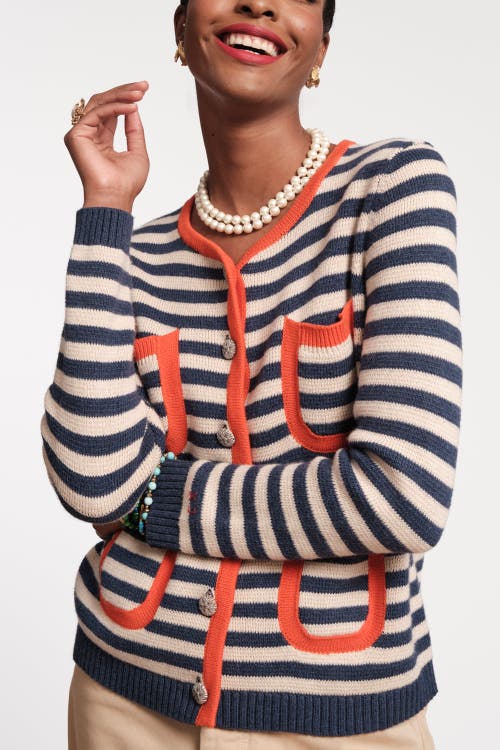 FRANCES VALENTINE FRANCES VALENTINE PIERRE STRIPE SWEATER 