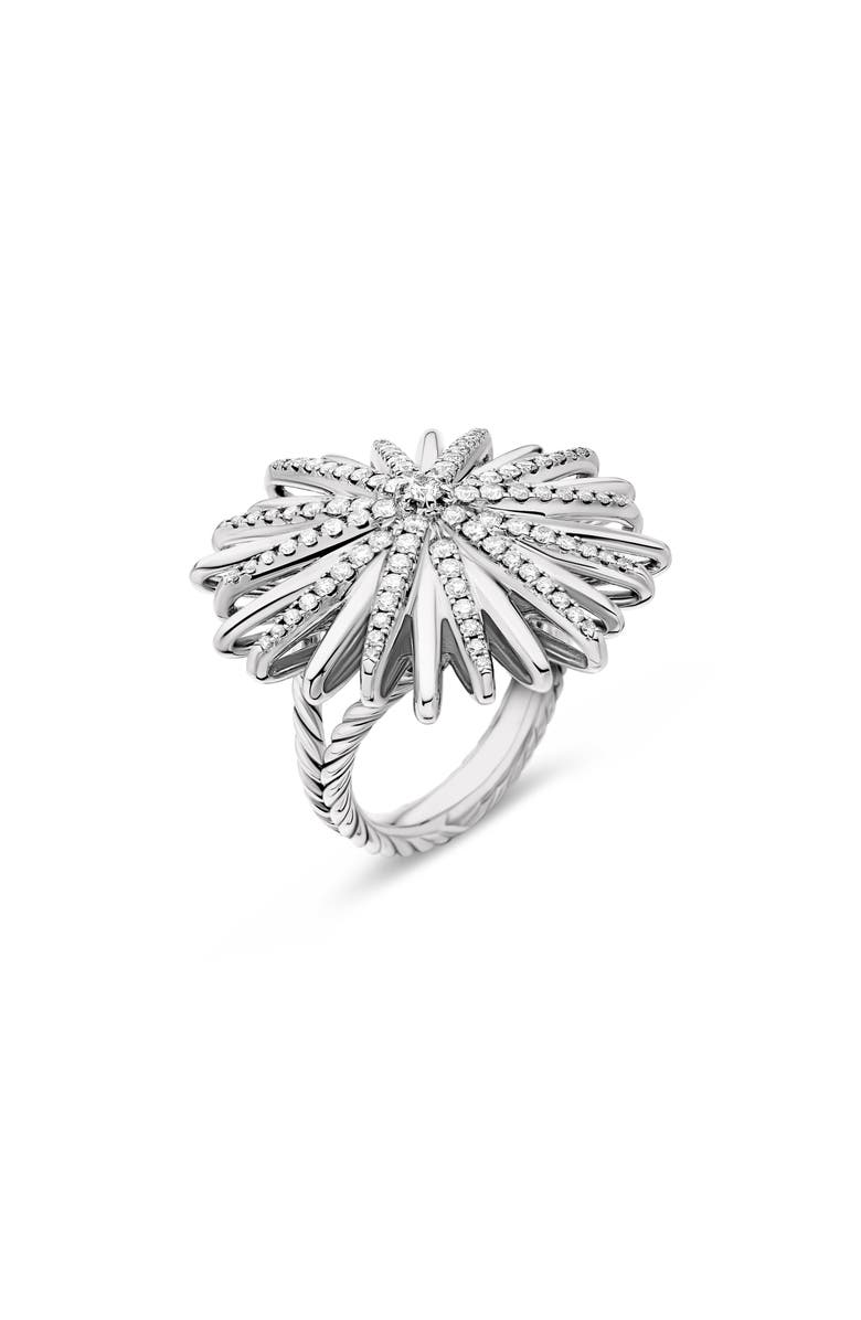 David Yurman Starbust Diamond Ring, Alternate, color, 
