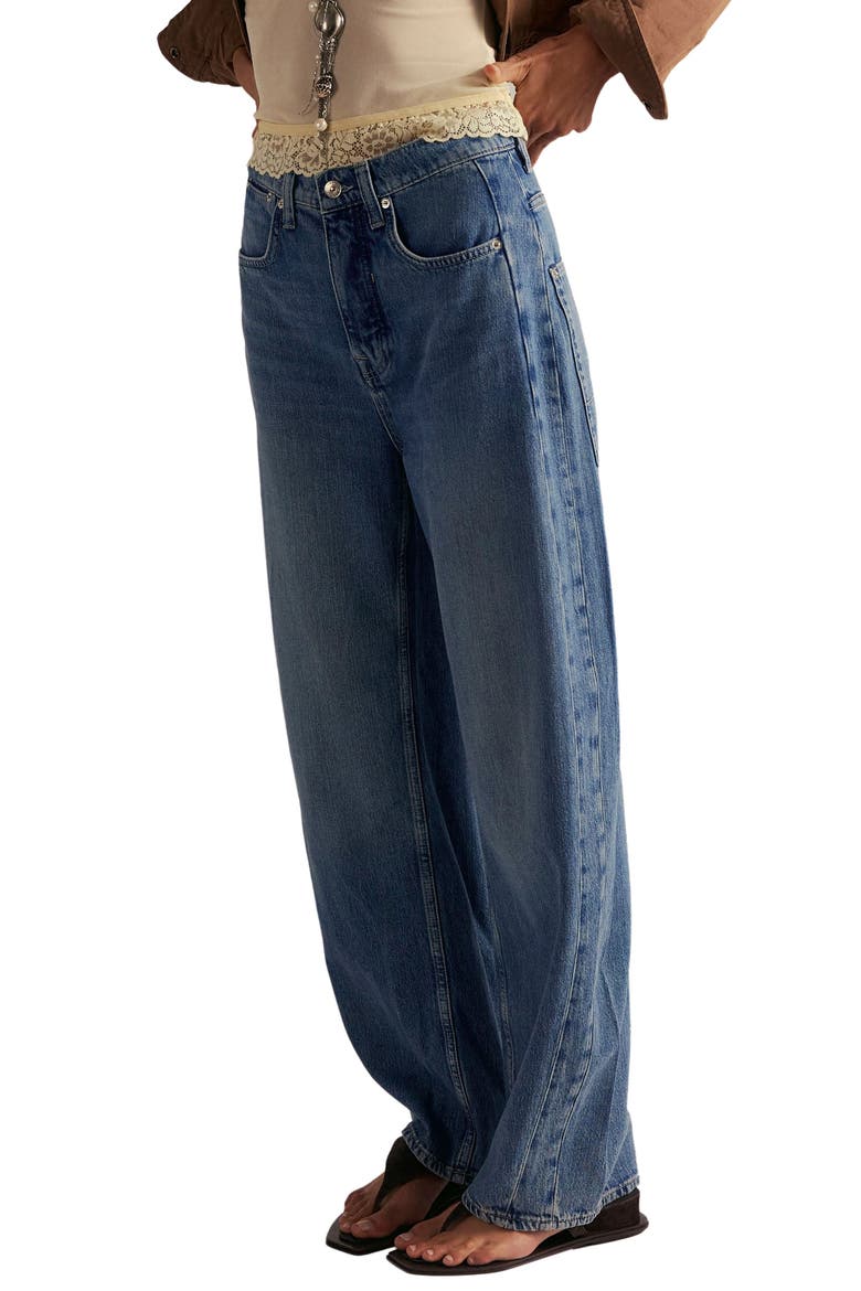 Truro Relaxed Wide Leg Jeans, Main, color, WATER STONED BLUE