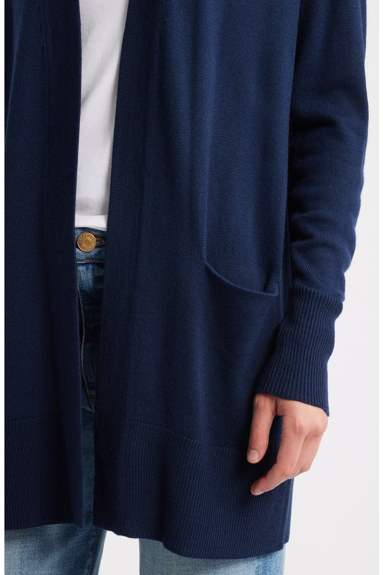 Everyday Open Front Cardigan, Alternate, color, NAVY STILL