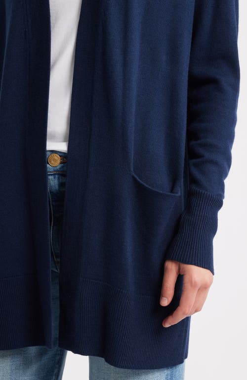 Caslonr Caslon(r) Everyday Open Front Cardigan In Black
