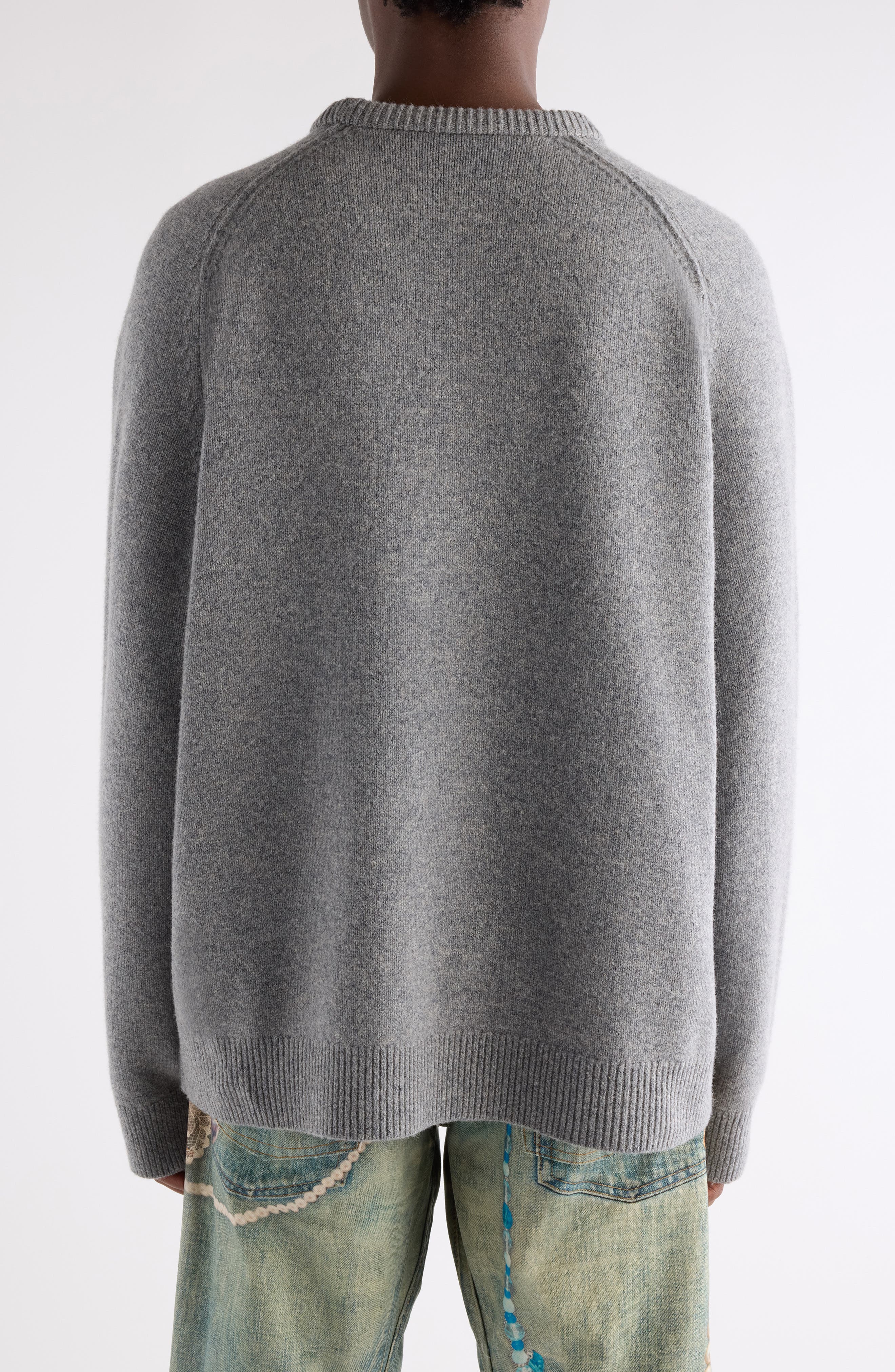 Kaybe Richard Yak Hair & Wool V-Neck Sweater (Men) | Nordstrom