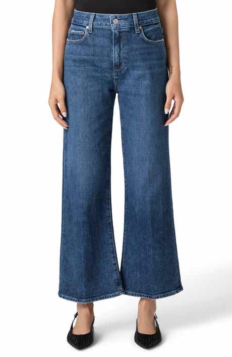 PAIGE Leenah Ankle Wide Leg Jeans