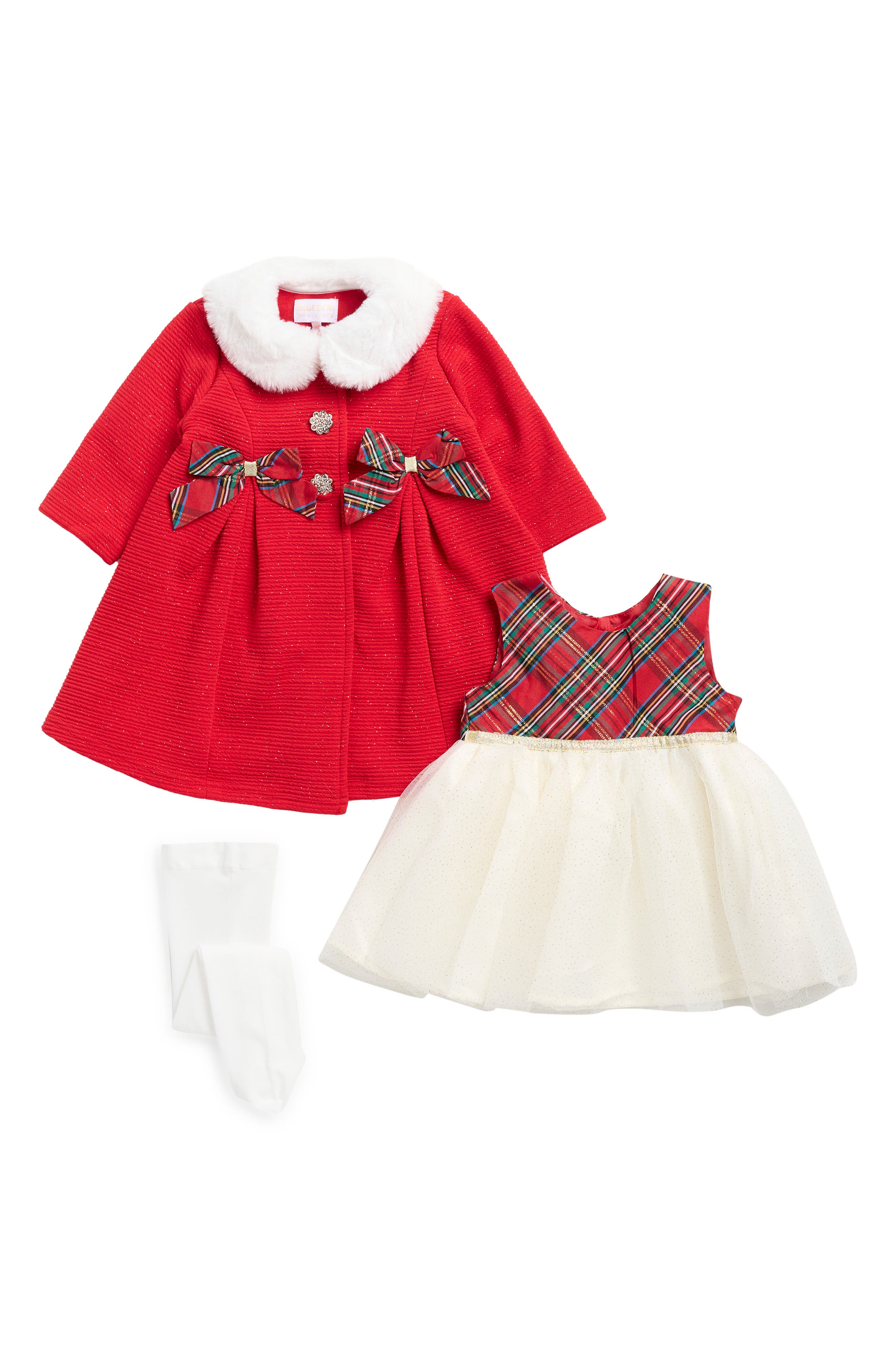 Holiday Coat and Dress Set