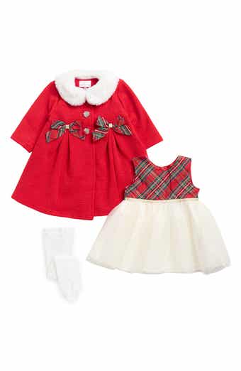 Holiday Coat and Dress Set