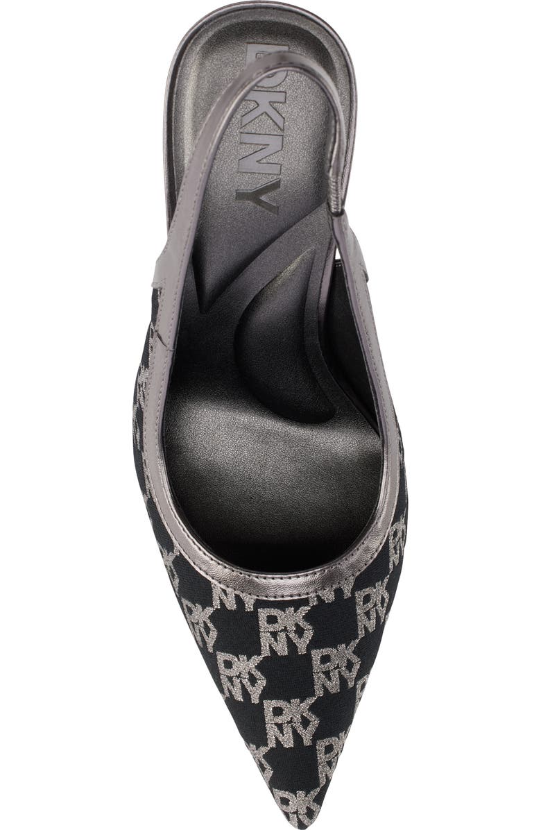DKNY Cinette Slingback Pump, Alternate, color, Blk/ Nickel