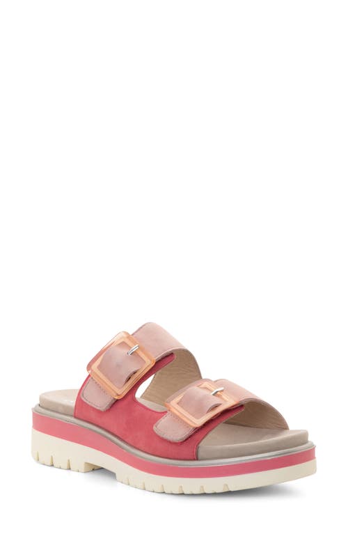Ara Marbella Slide Sandal In Doll Pink/piggy Pink