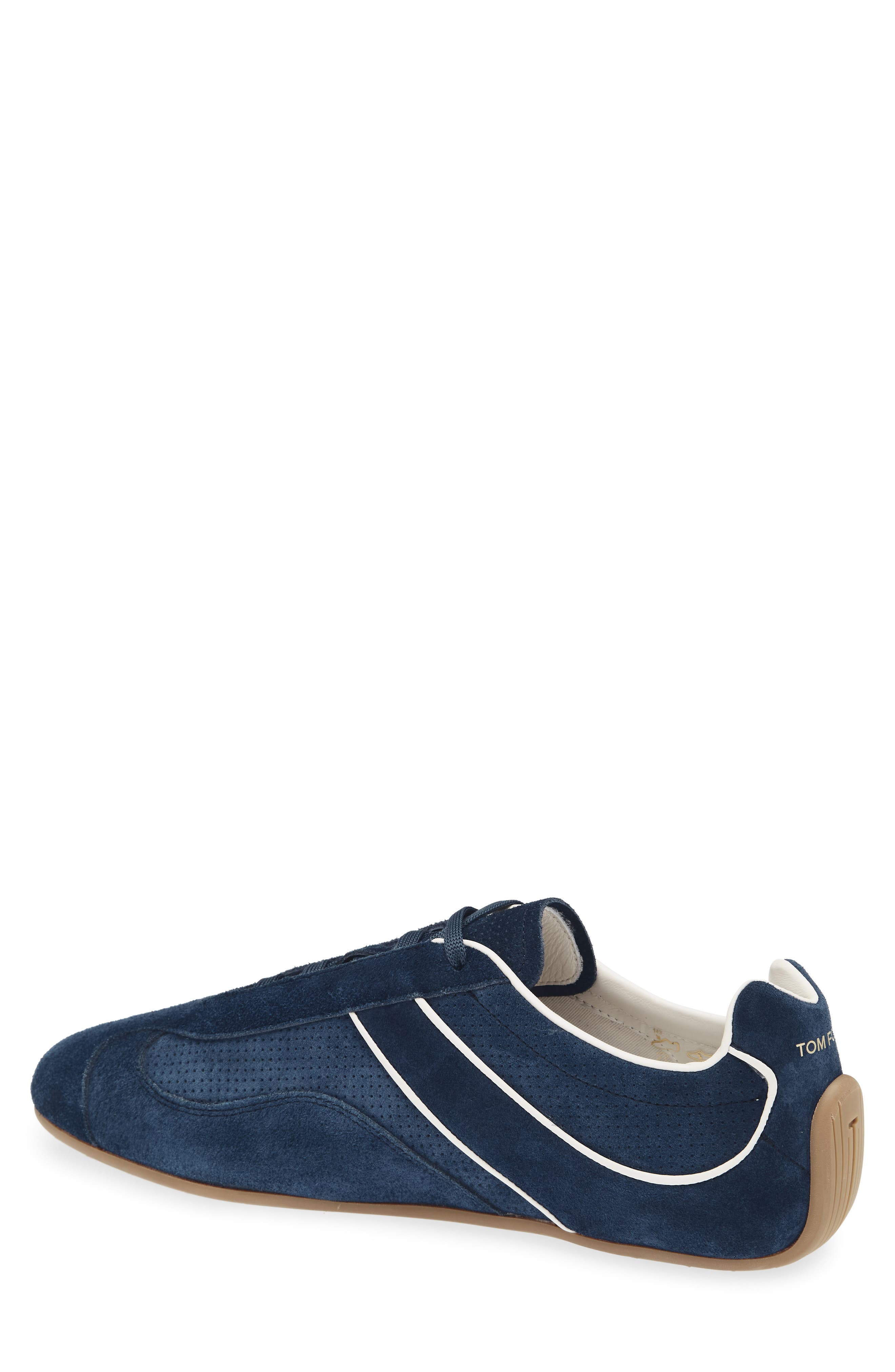 Lewis Suede Sneaker, Alternate, color, URD BLUETTE/ AMBER