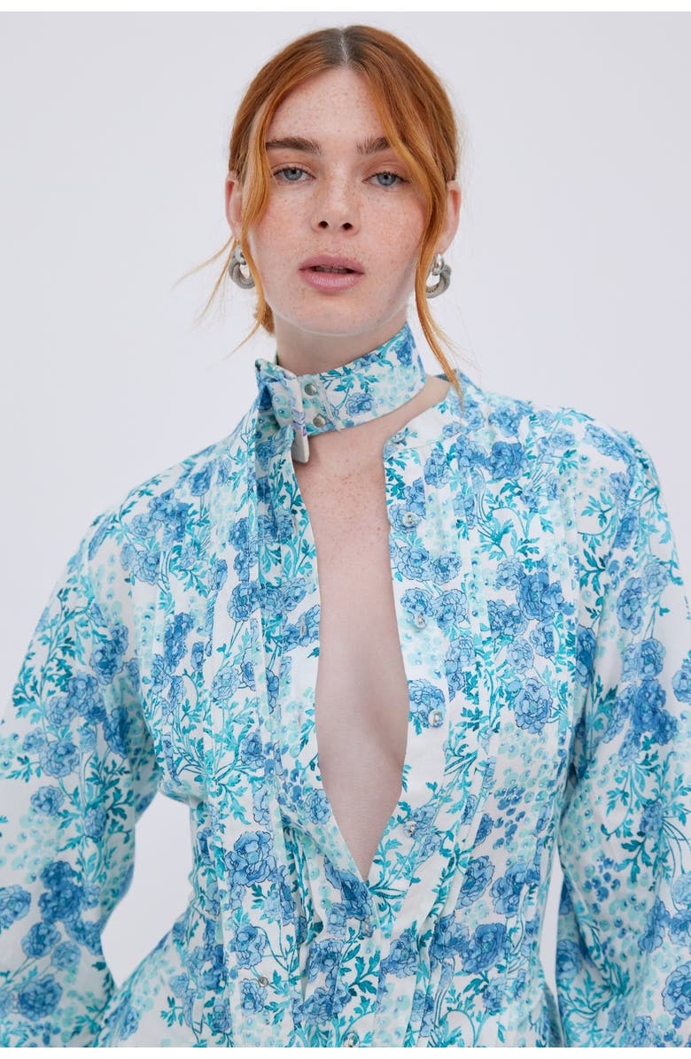 RAISHMA Veronica Dress, Alternate, color, Blue