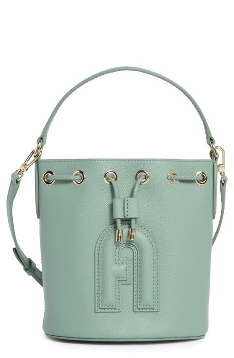 Clio Mini Drawstring Bucket Bag