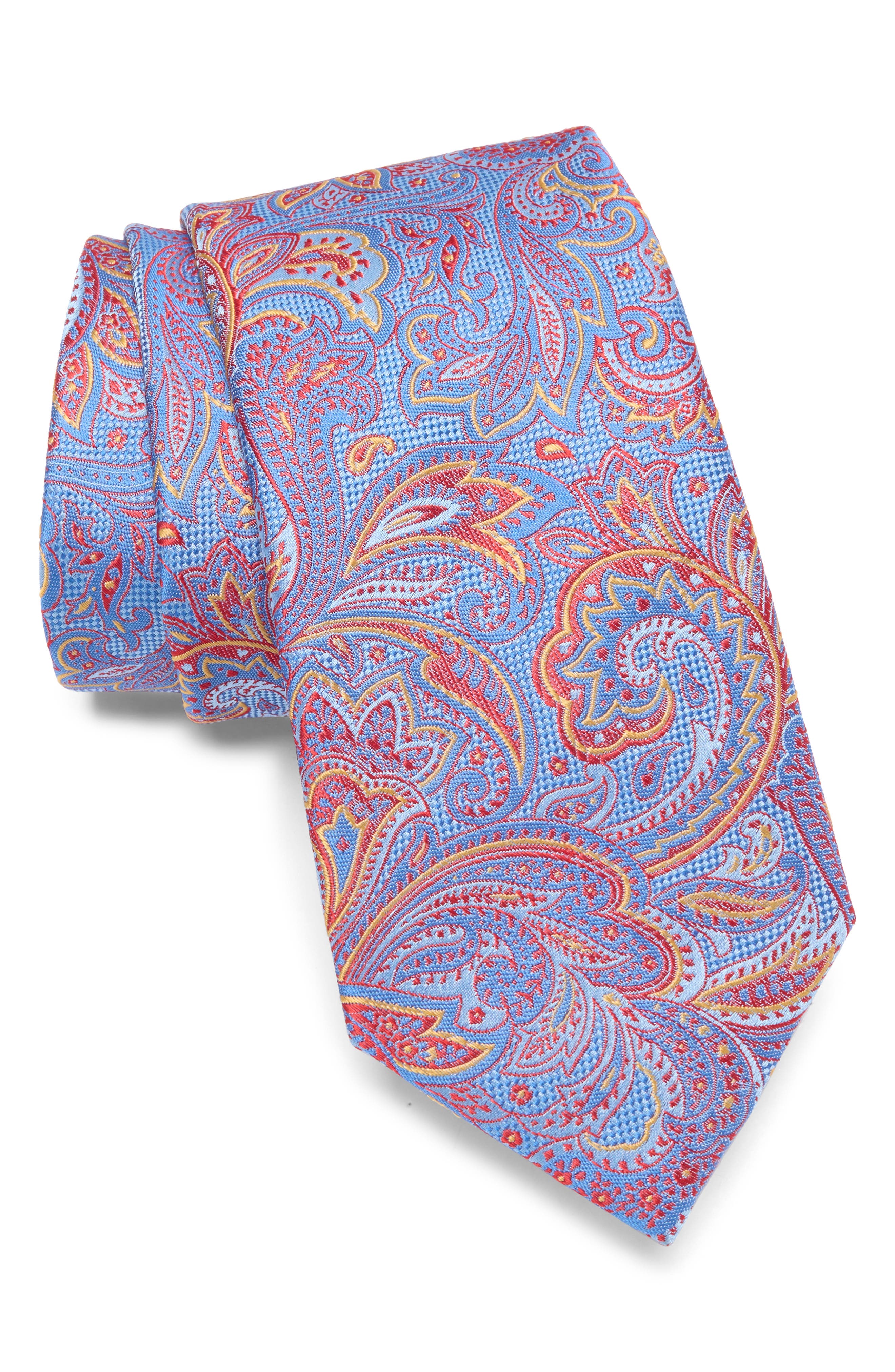 Ted Baker London Woodland Paisley Silk Blend Tie
