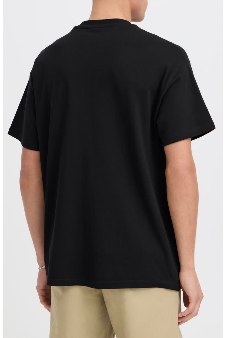 Danton Cotton Crewneck T-Shirt, Alternate, color, TRUE BLACK