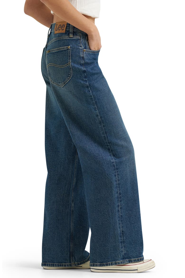 Low Slung Slouch Jeans, Alternate, color, BY THE BOOK