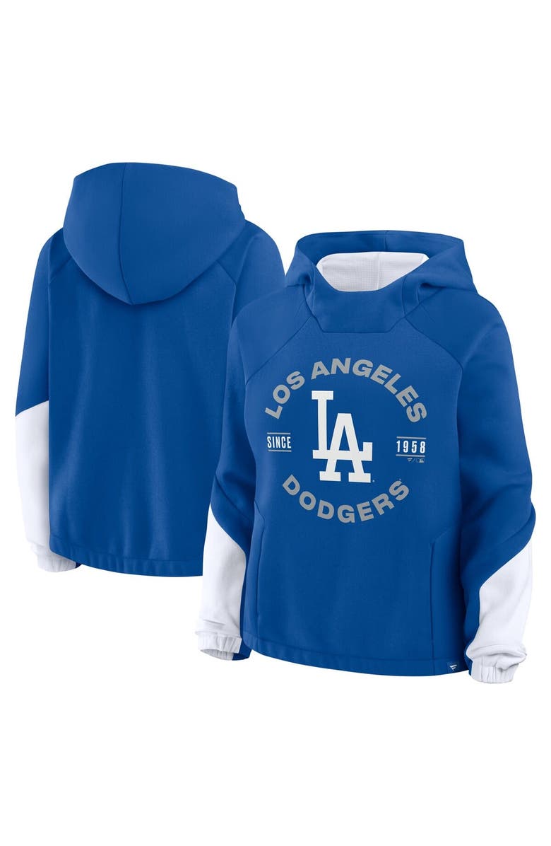 FANATICS Women's Fanatics Royal Los Angeles Dodgers Oversized Time to Win Pullover Hoodie, Main, color, Royal
