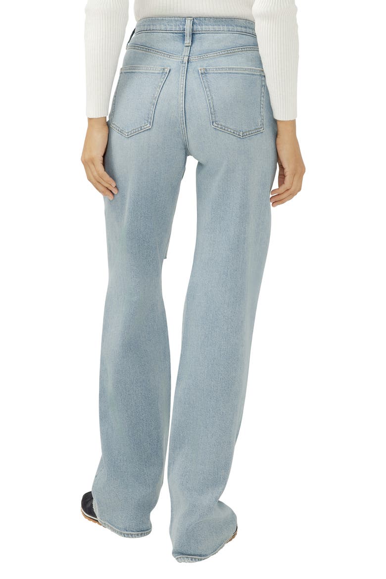 Highly Desirable Ripped Trouser Jeans, Alternate, color, CORFU
