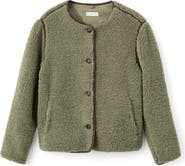 MANGO TEEN Textured Fleece Jacket