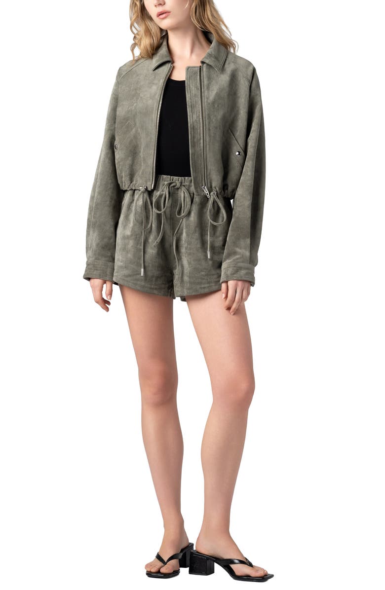 BLANKNYC Faux Suede Jacket, Alternate, color, 