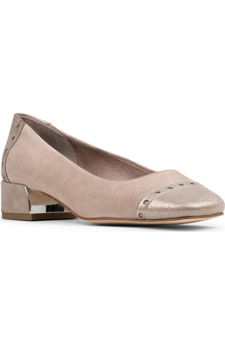 Donald Pliner Cap Toe Pump, Main, color, Taupe