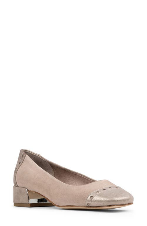 Donald Pliner Cap Toe Pump In Neutral